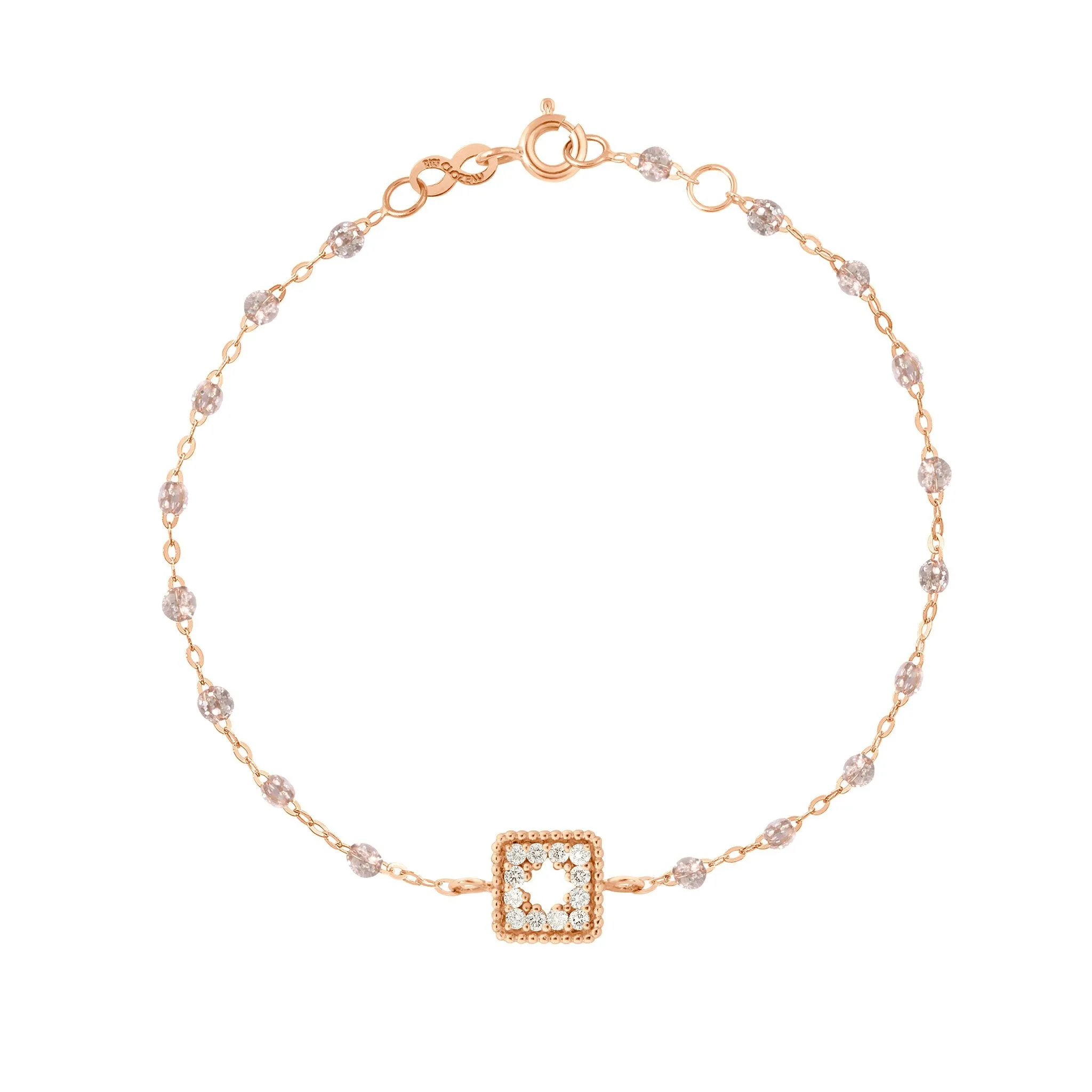 Classic Gigi Sparkle Treasure Bracelet, Rose Gold, 6.7