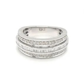 Clean Channel Baguette Diamond Ring 1.00cttw 10K Gold