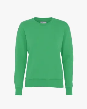 COLORFUL STANDARD WOMEN'S ORGANIC CREW SWEATSHIRT KELLY GREEN