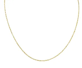 Contemporary 14 Karat Yellow Gold Spiga Rope Chain Necklace