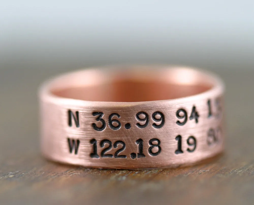 Copper Ring Personalized (S0230)