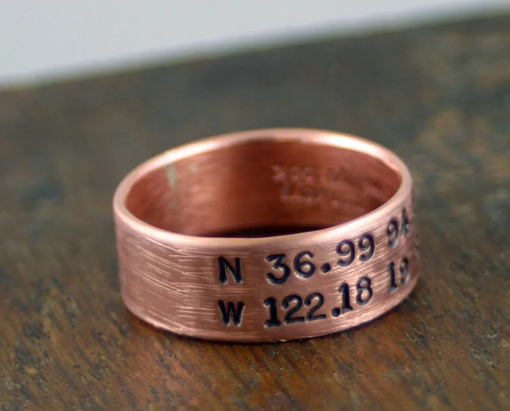 Copper Ring Personalized (S0230)