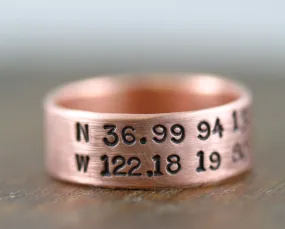 Copper Ring Personalized (S0230)