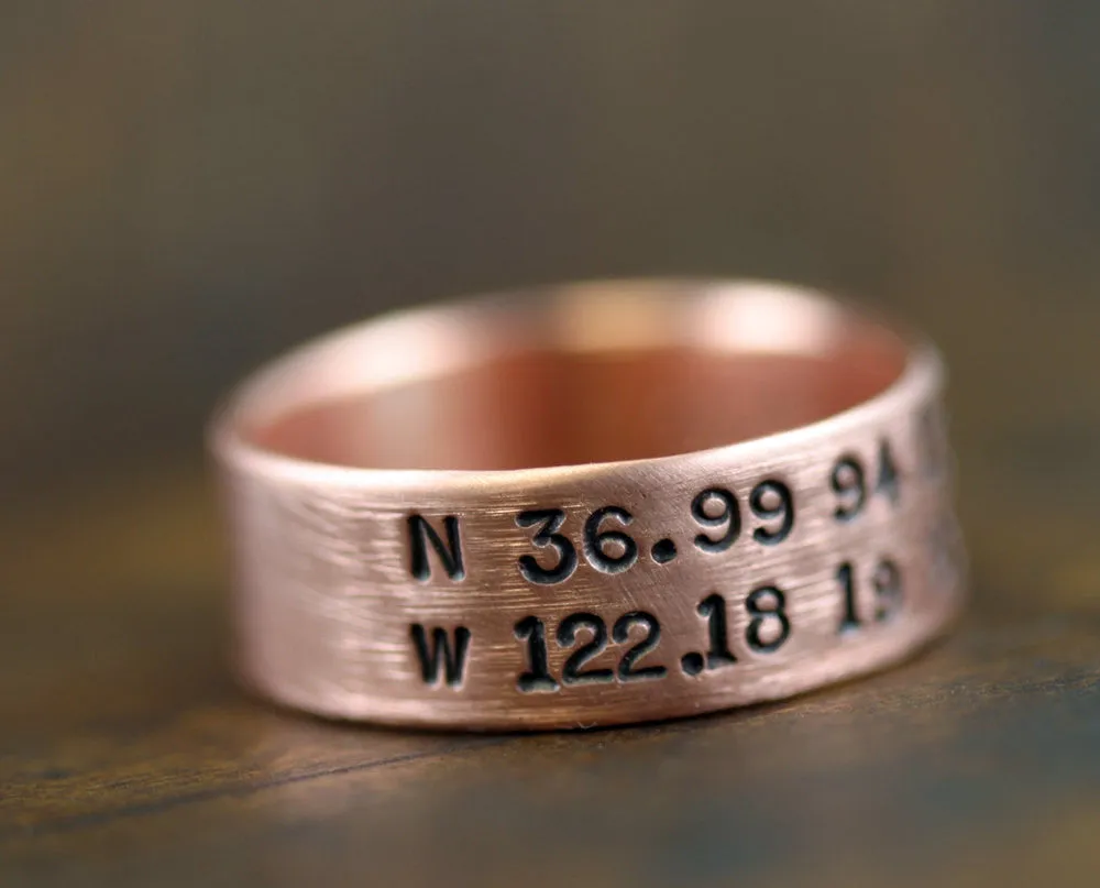 Copper Ring Personalized (S0230)