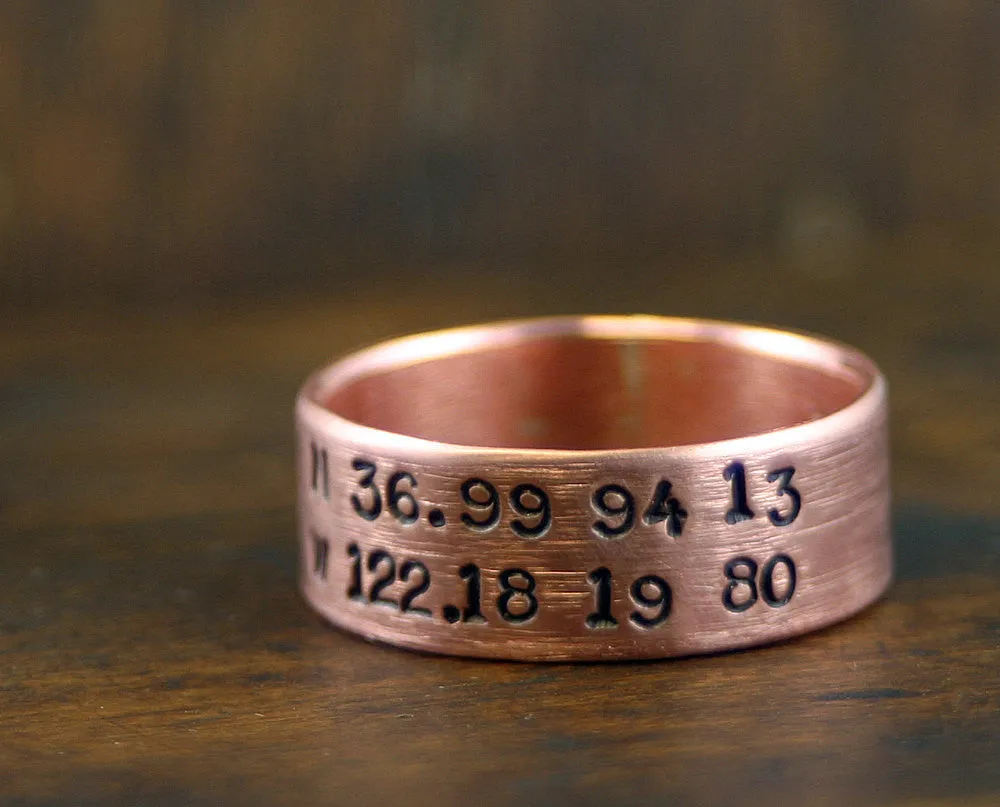 Copper Ring Personalized (S0230)