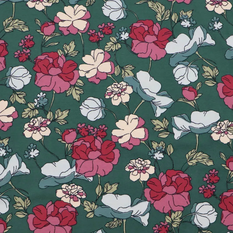 Cotton Jersey - Green - Carnation