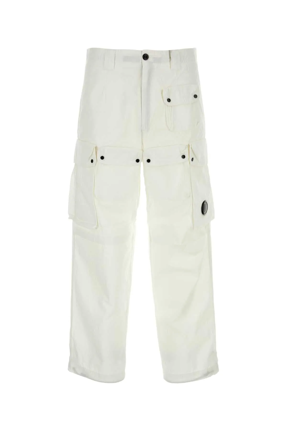 C.P. Company White Cotton Pant