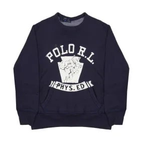 CREW NECK PRINTED SWEATSHIRT Kid Blue White