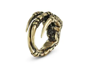 Crow Claw Ring - Bronze