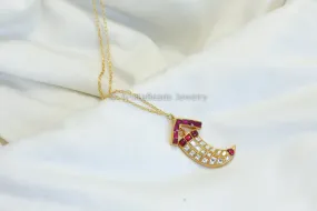 Dainty Jadau Kundan Claw Necklace