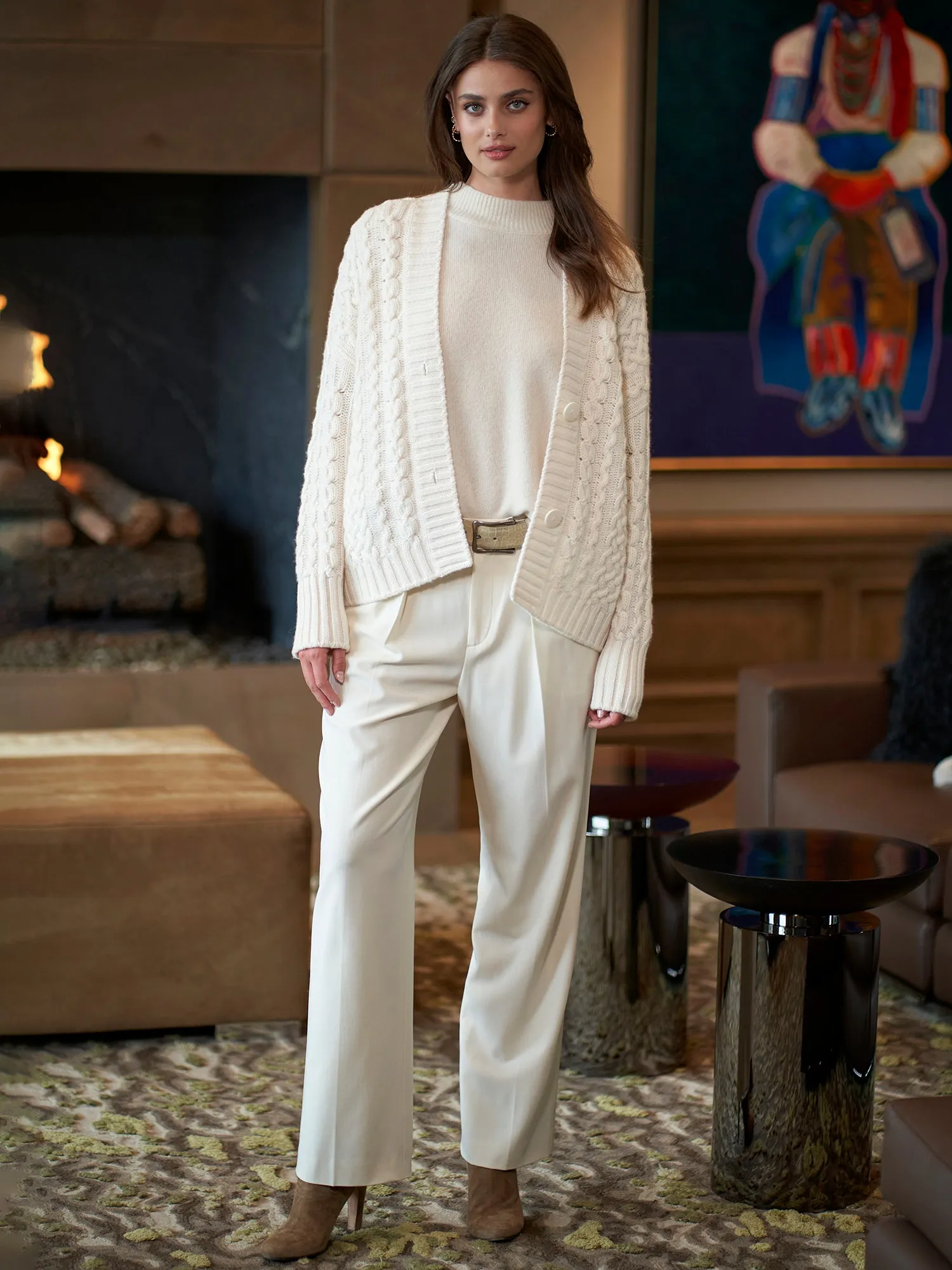 Delenn Stretch Wool Pant