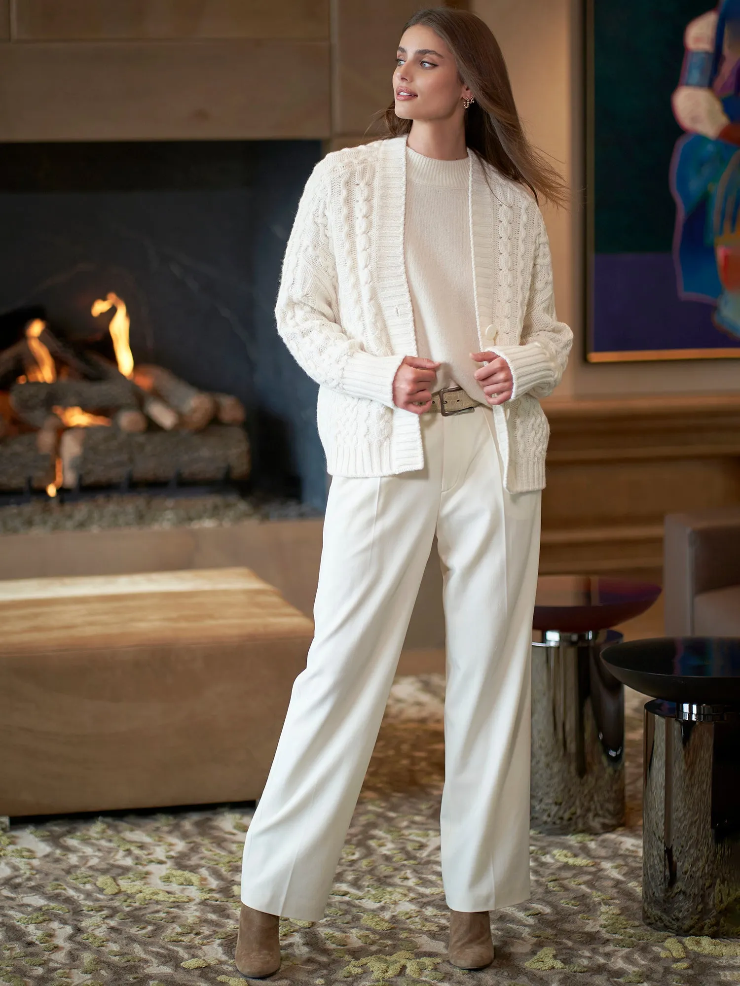 Delenn Stretch Wool Pant