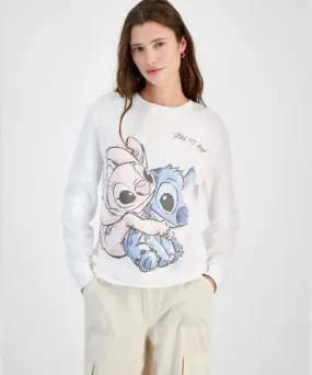 Disney Juniors' Stitch & Angel Graphic Sweatshirt