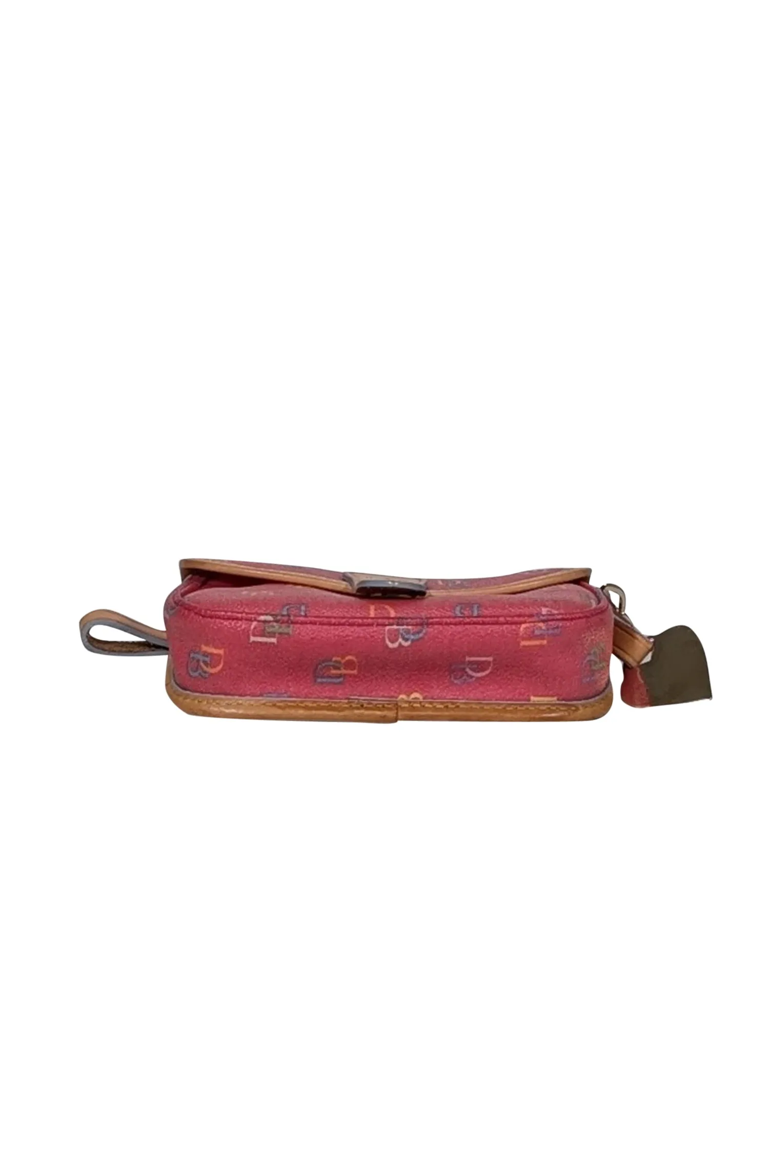 Dooney & Bourke - Pink Coated Canvas Monogram Wristlet