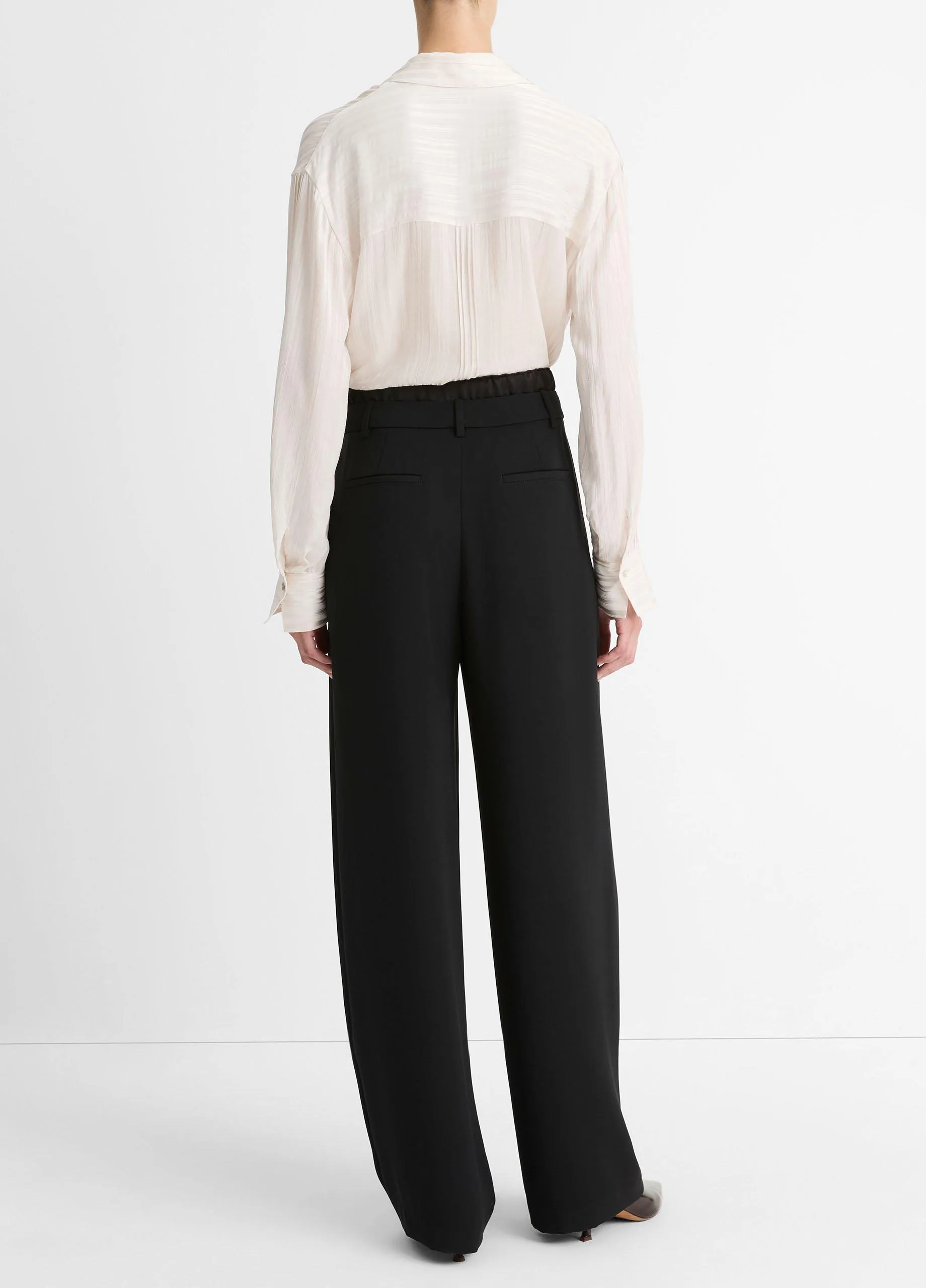 Double-Waistband Drawstring Pant