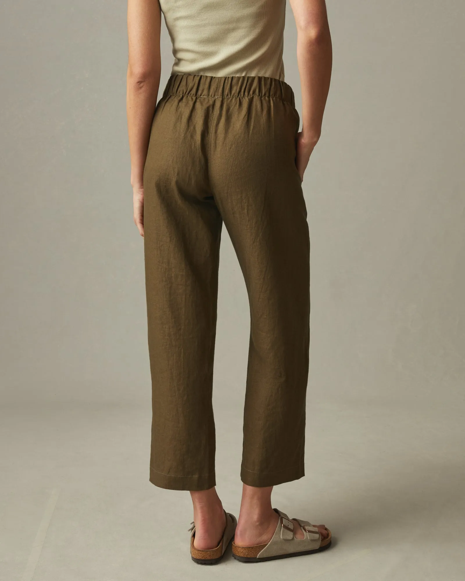 Easy Linen Pant - Beech