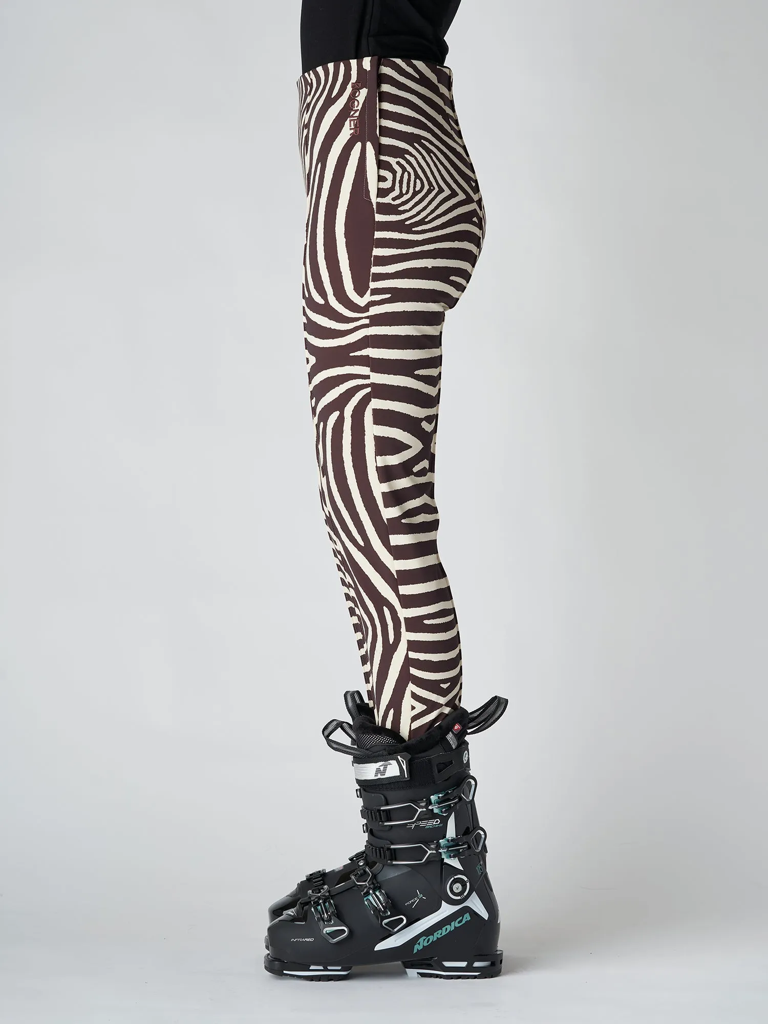 Elaine Zebra Stretch Ski Pant