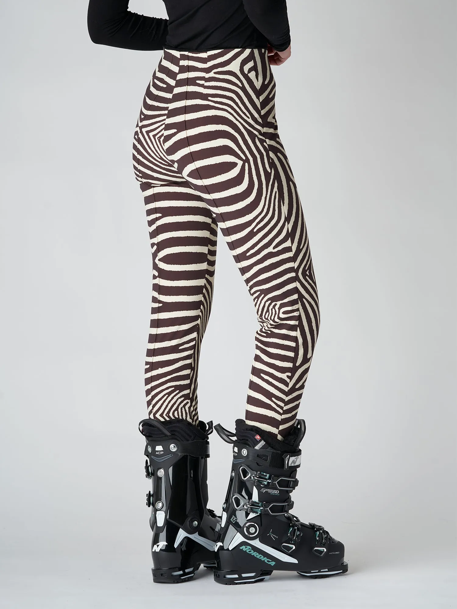 Elaine Zebra Stretch Ski Pant