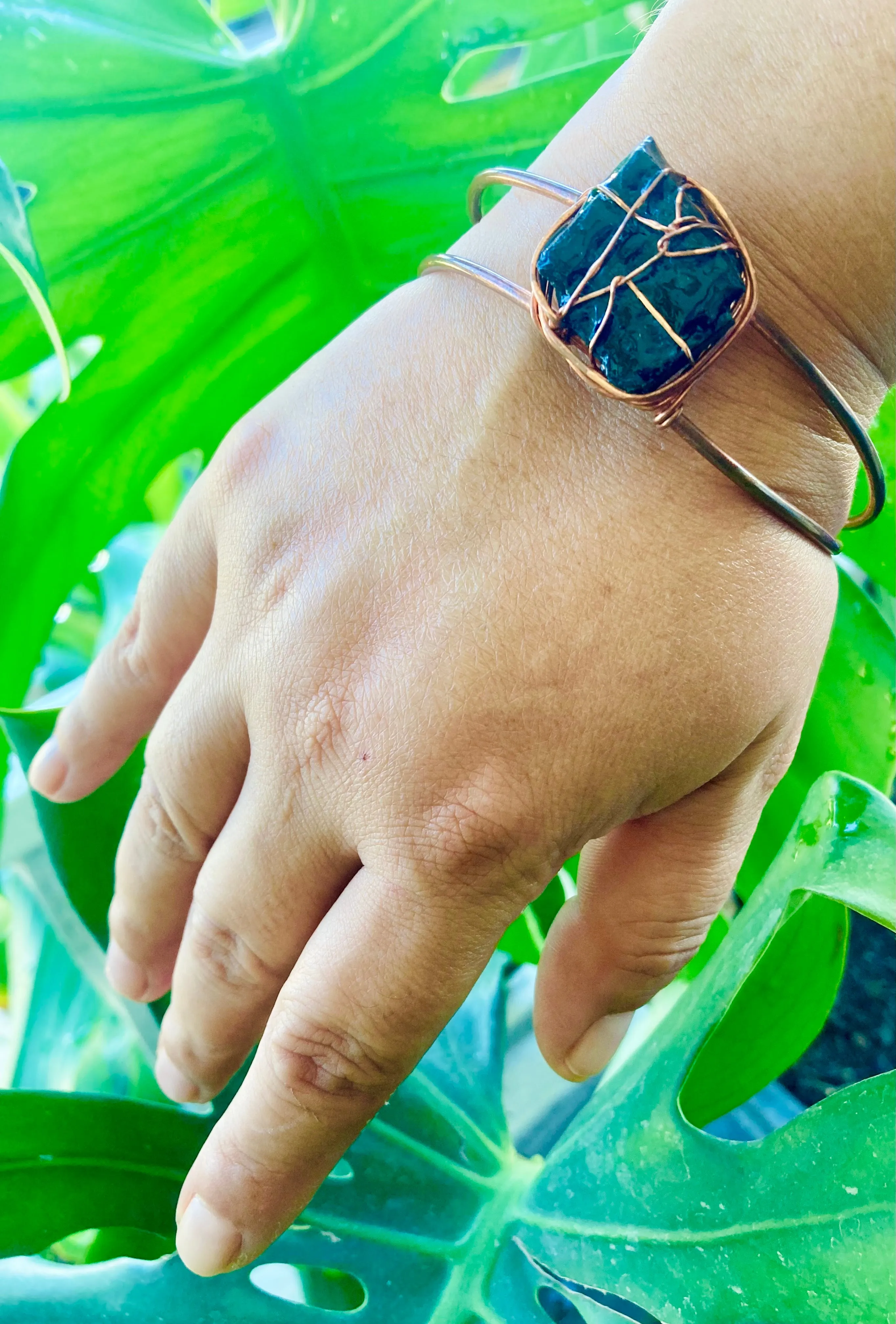 Electric Tourmaline Bangle