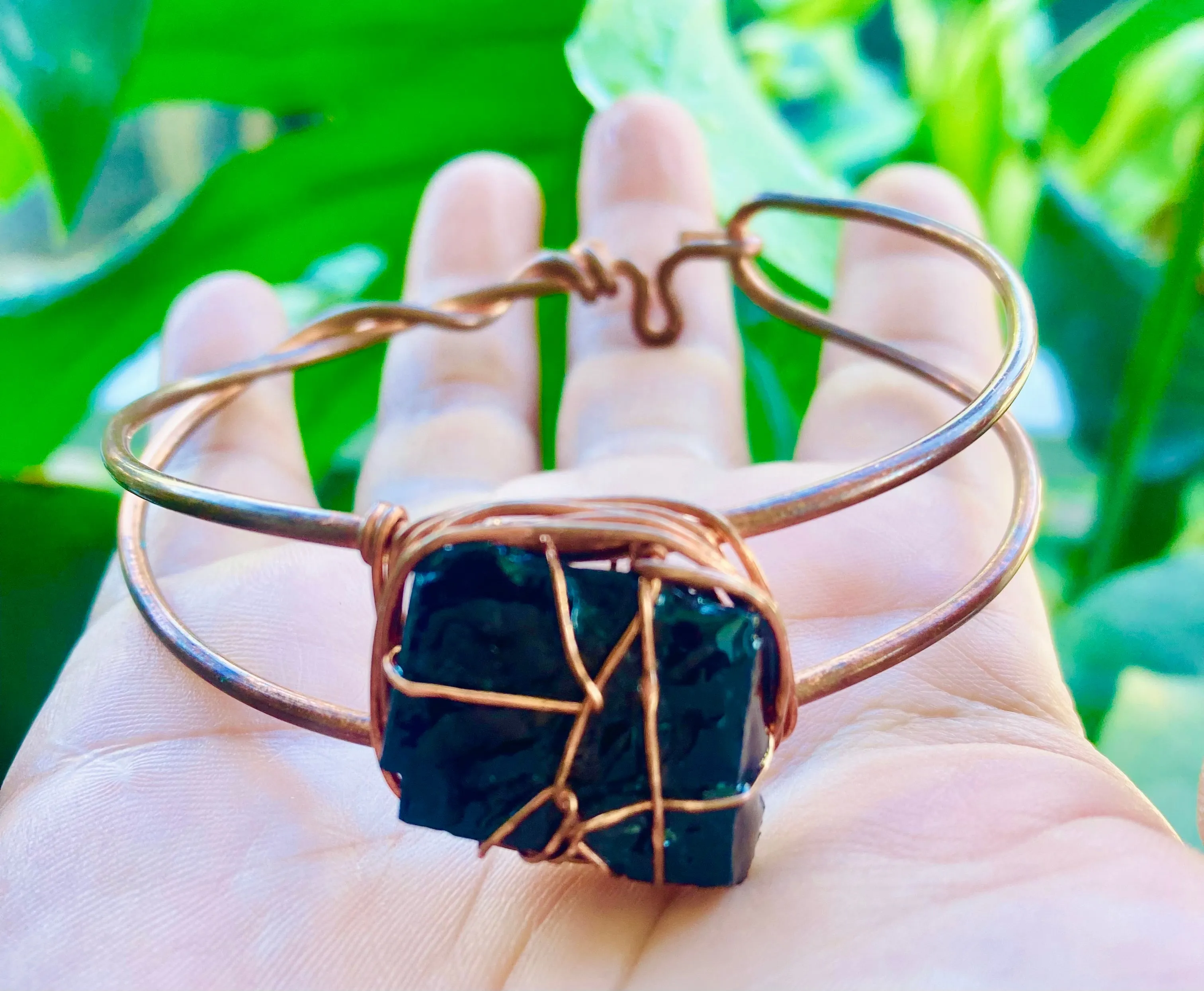 Electric Tourmaline Bangle