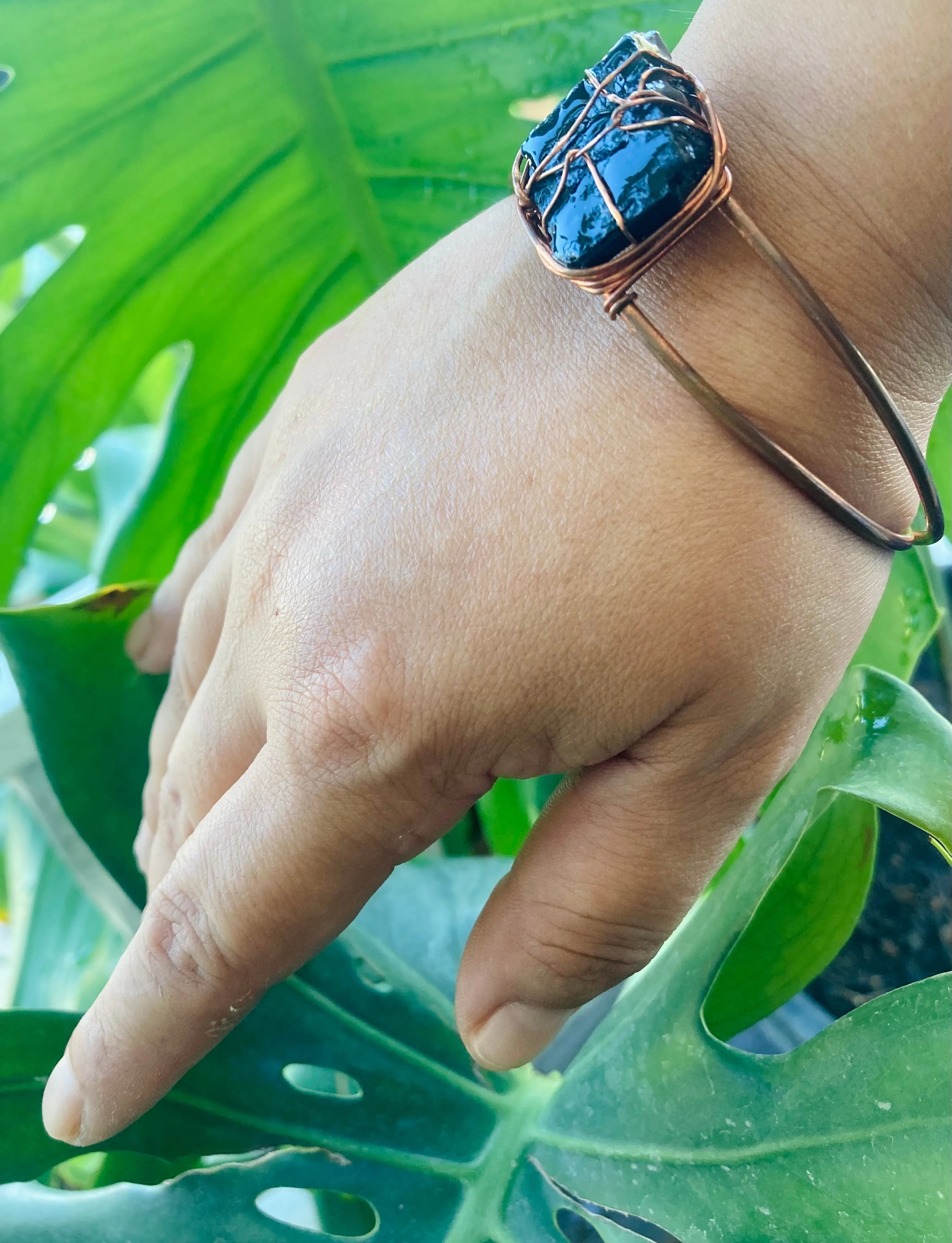 Electric Tourmaline Bangle