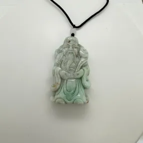 Estate Light Green Jade Pendant