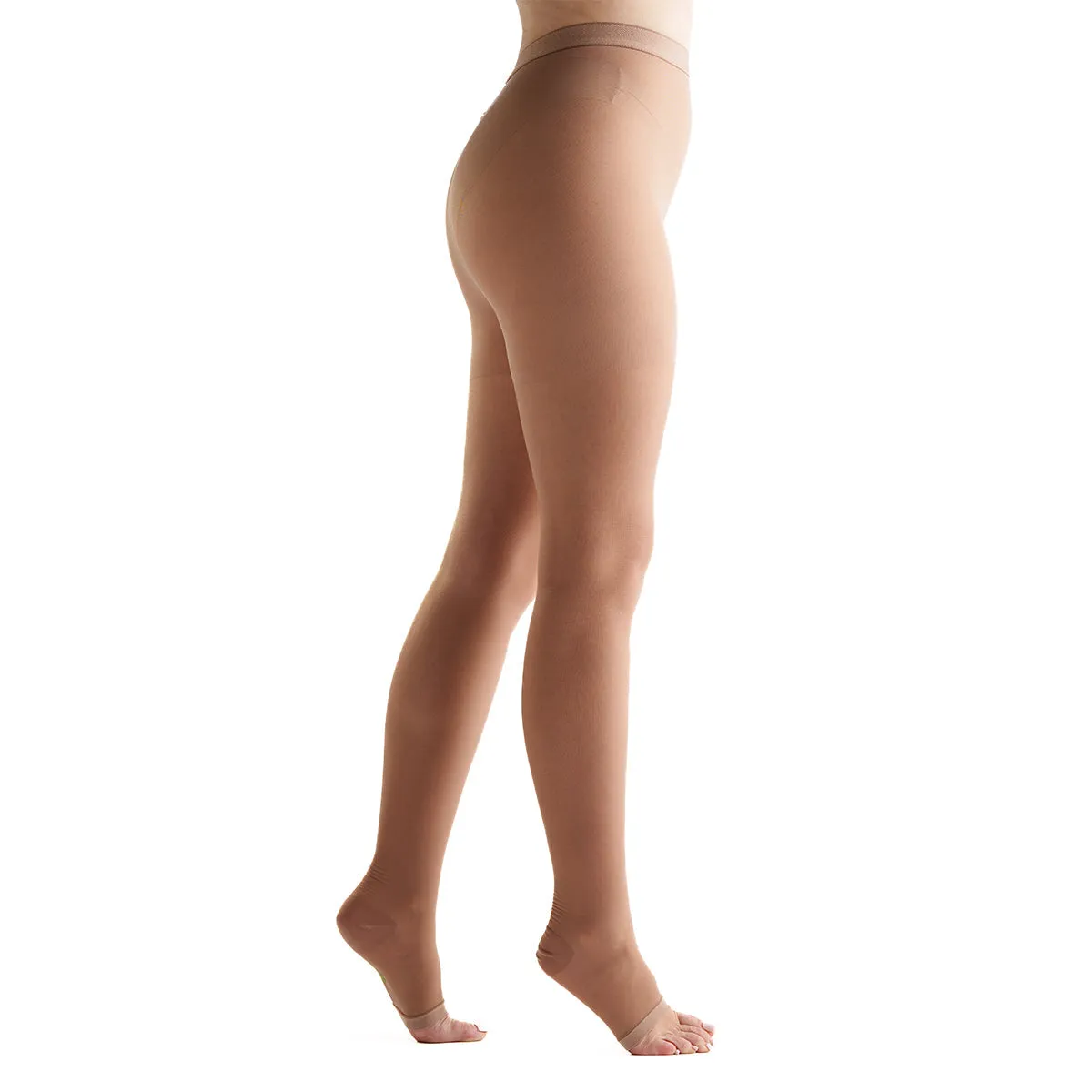 EvoNation Everyday Sheer 15-20 mmHg OPEN TOE Pantyhose