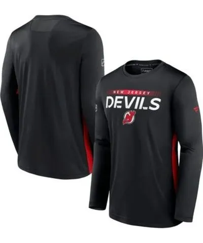 Fanatics Men's NHL Fanatics New Jersey Devils Authentic Pro Rink Performance Long Sleeve T-Shirt