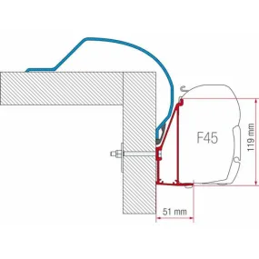 Fiamma Arca Motorhome Awning Adapter