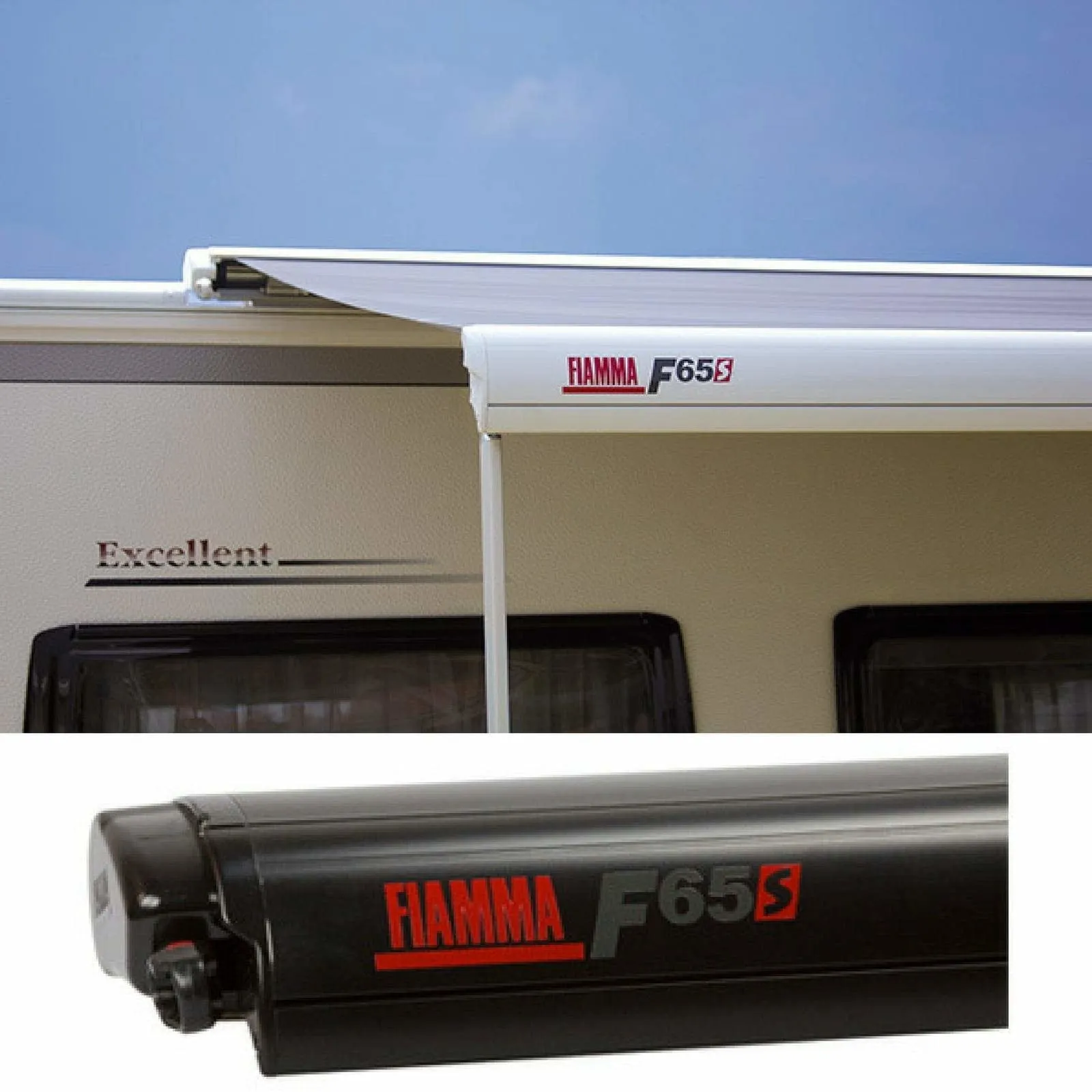 Fiamma F65S Deep Black Motorhome Awning