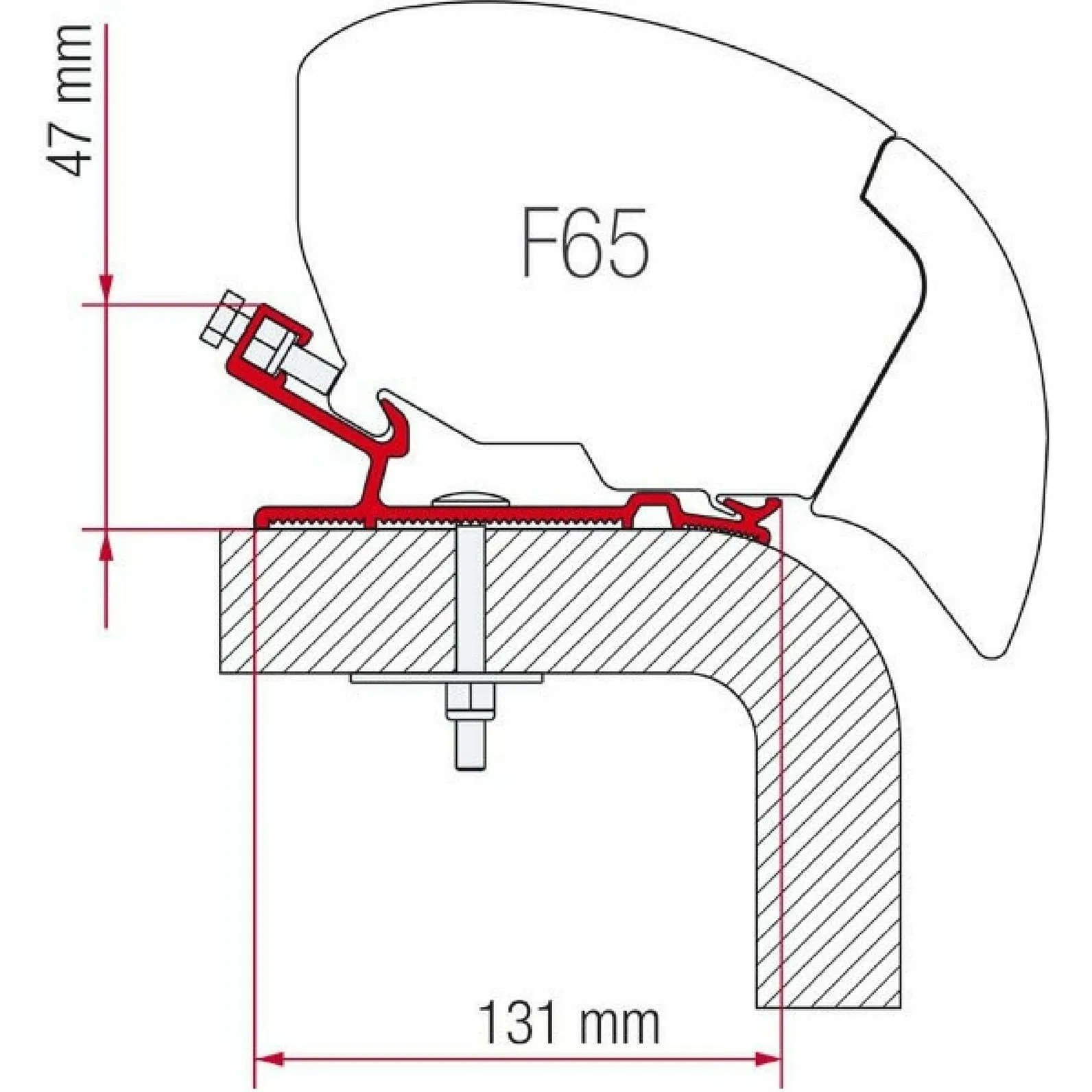 Fiamma Hymer Motorhome Awning Adapter