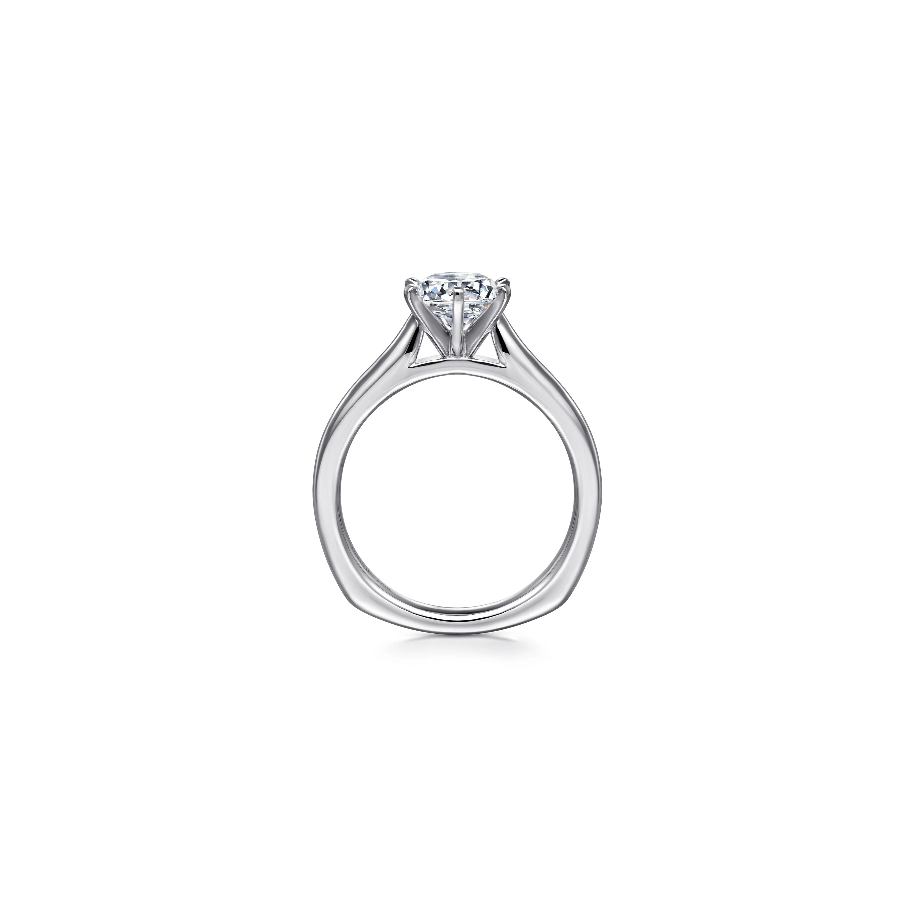 Gabriel Allie 14K Round Diamond Engagement Ring