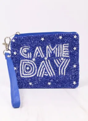 Game Day Star Wristlet BLUE