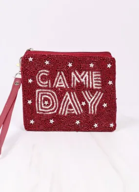 Game Day Star Wristlet MAROON