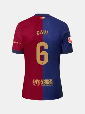 GAVI | LA LIGA Junior home jersey 24/25 FC Barcelona - Dri-Fit ADV