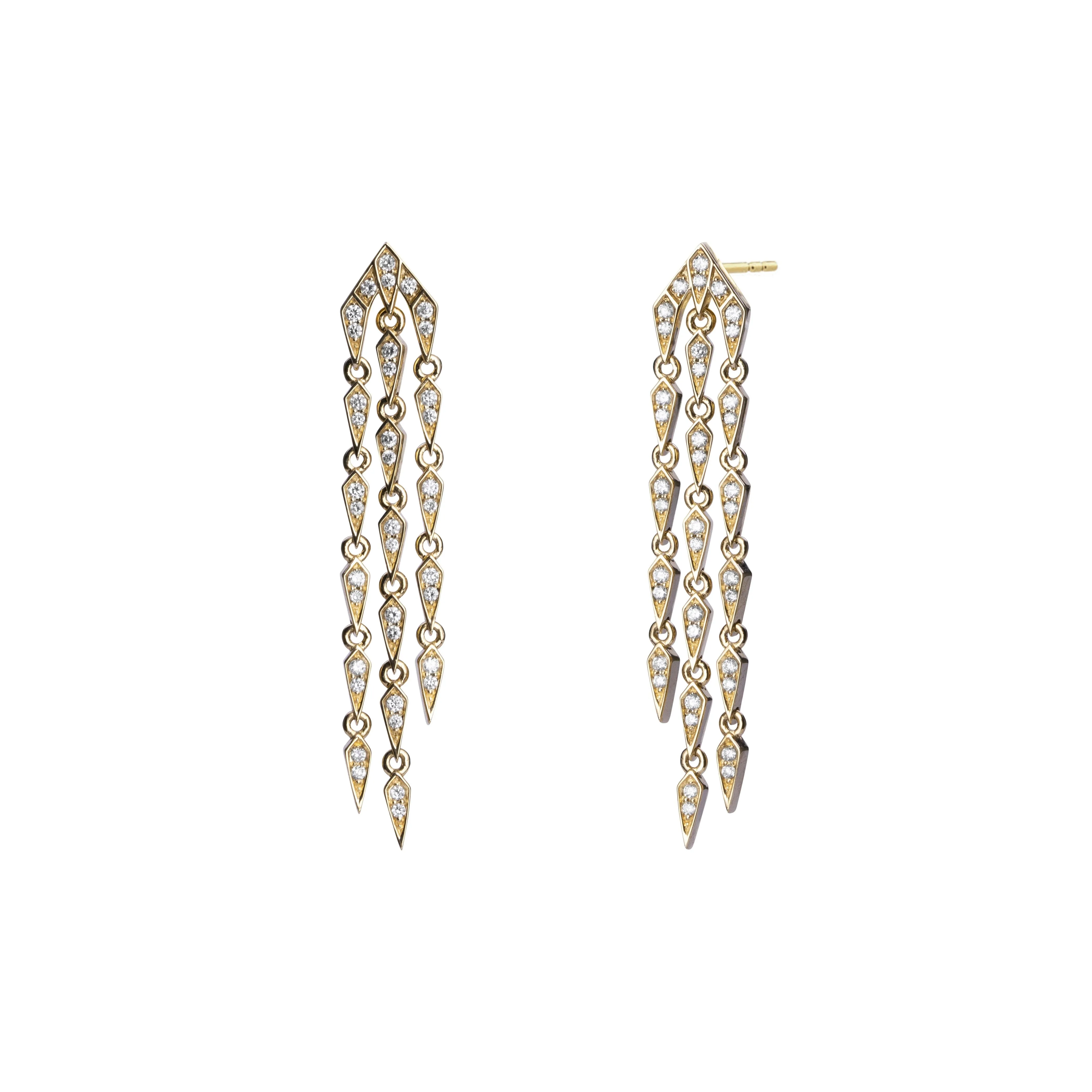 Geometrix Chandelier Diamond Earrings