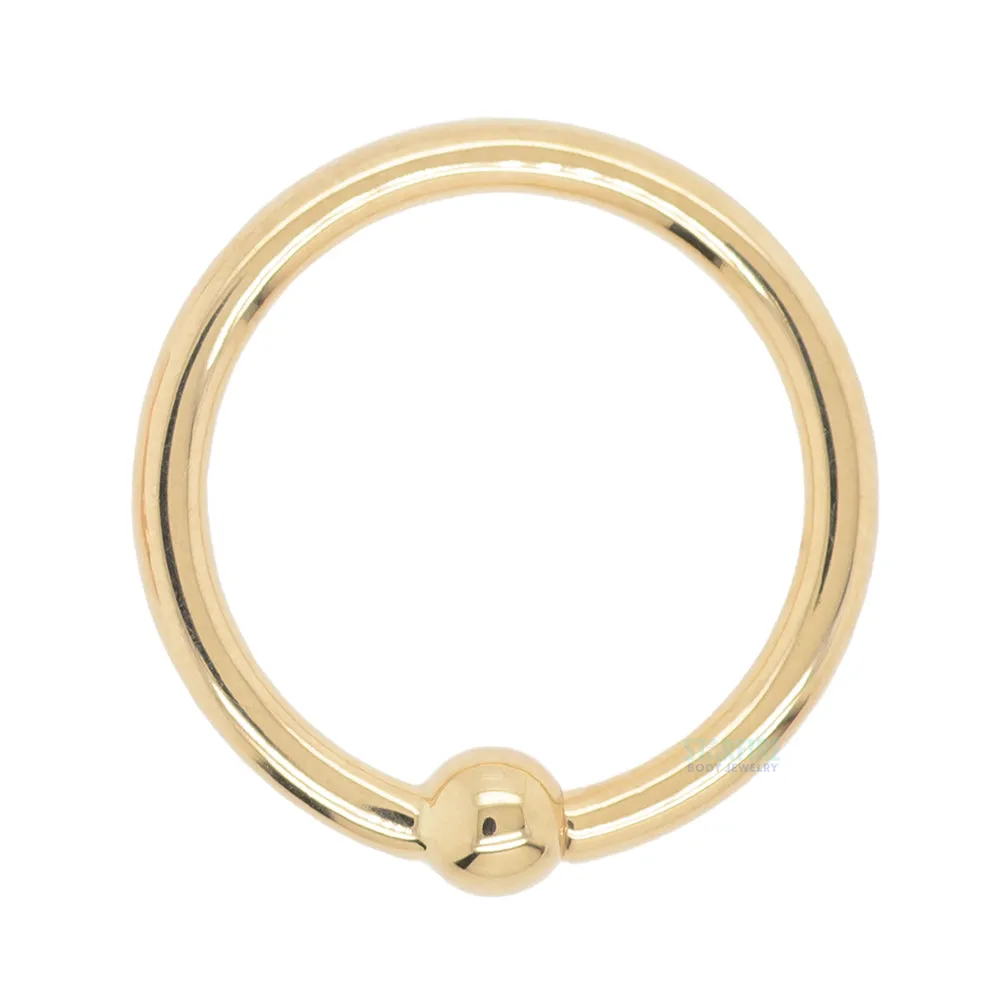 Gold Fixed Bead Ring (FBR)