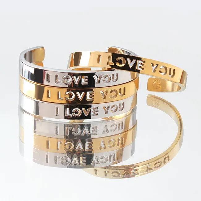 Gold I LOVE YOU Bracelet