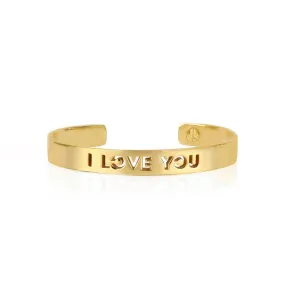 Gold I LOVE YOU Bracelet