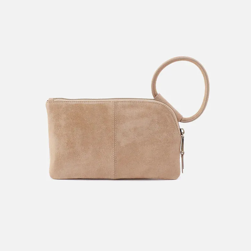 Hobo Sable Wristlet In Buffed Leather Women's