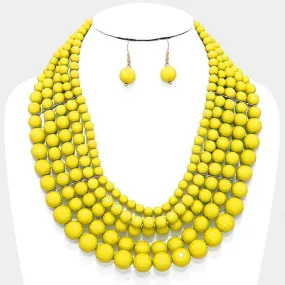 iLLASPARKZ Multi-strand bead necklace