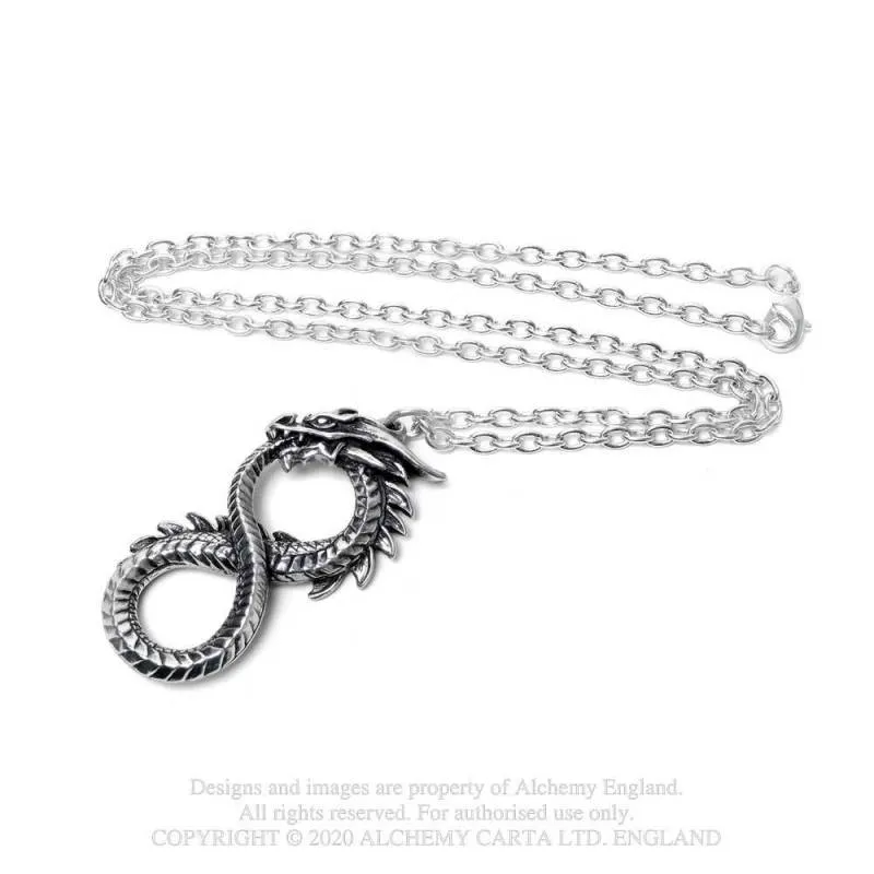 Infinity dragon necklace - Alchemy Gothic