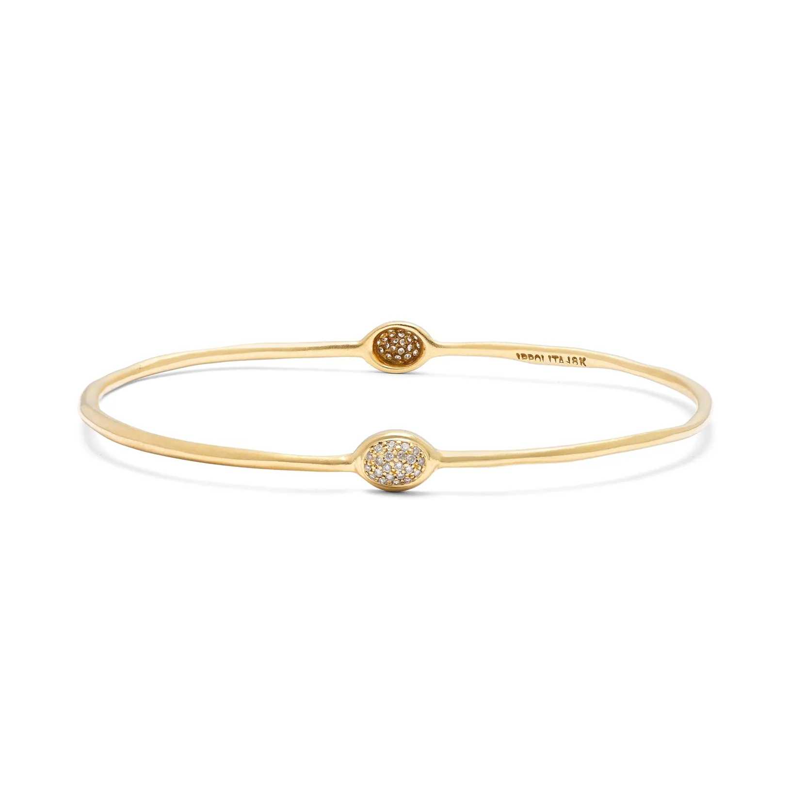 Ippolita Stardust Diamond Gold Bangle Bracelet