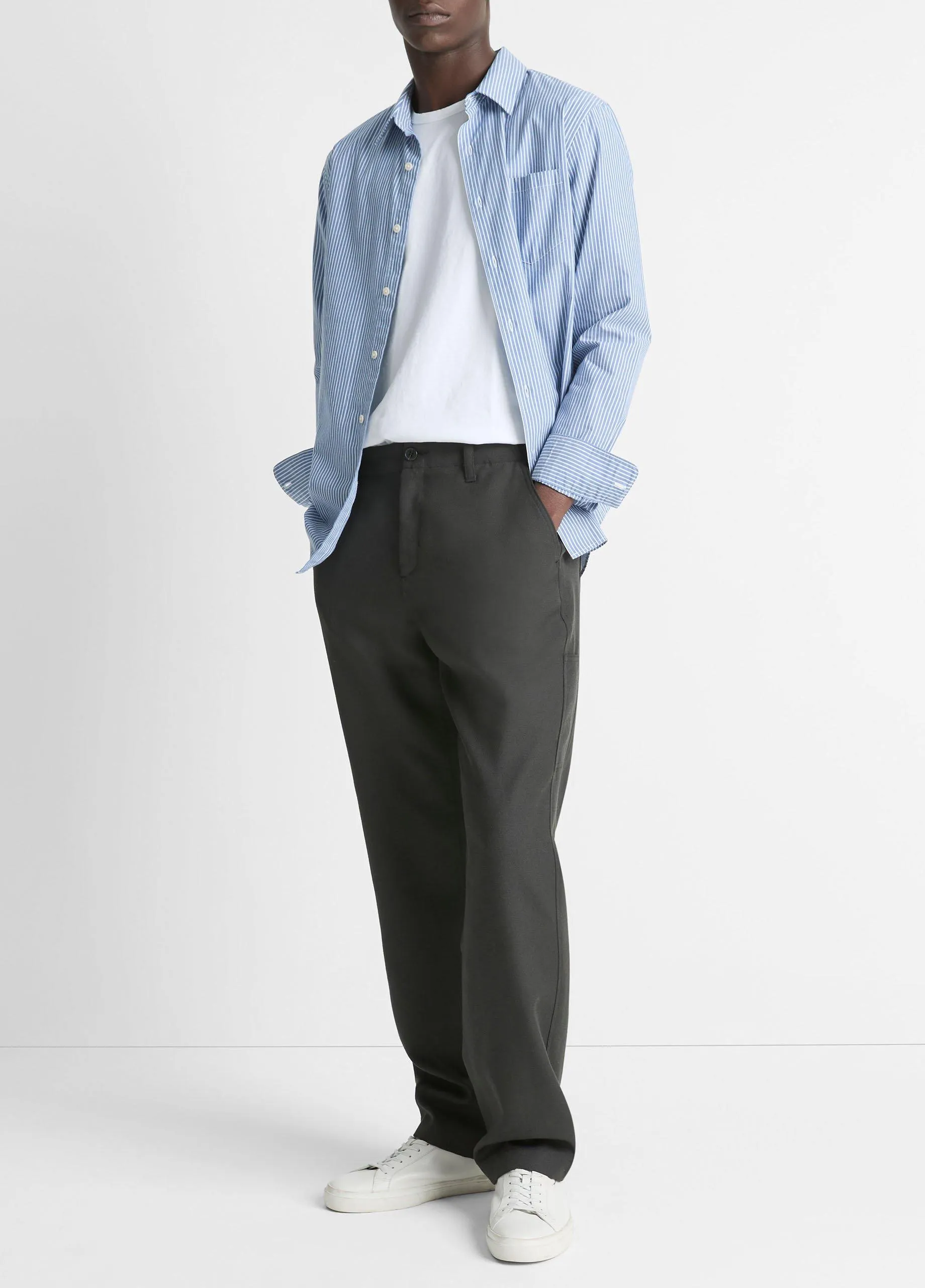 Italian Tropical Wool Utility Pant