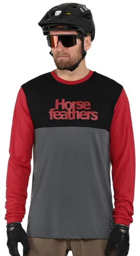 jersey Horsefeathers Fury LS - True Red - men´s