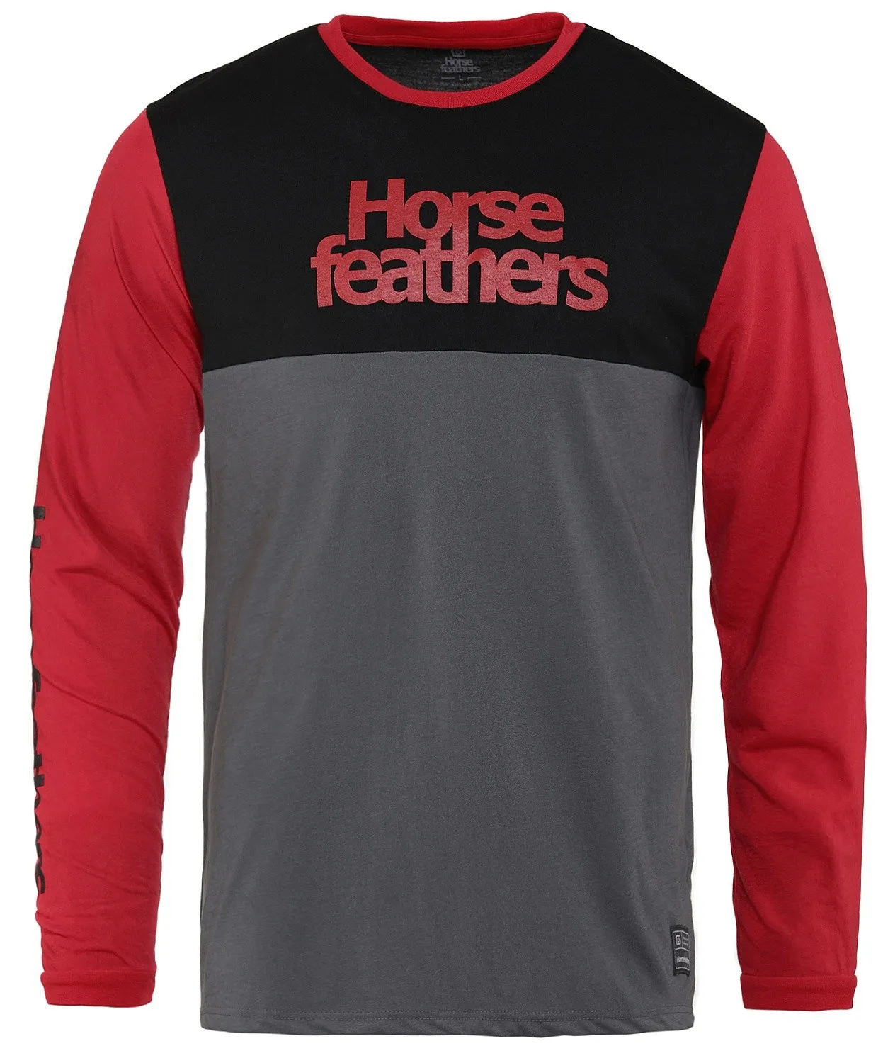 jersey Horsefeathers Fury LS - True Red - men´s