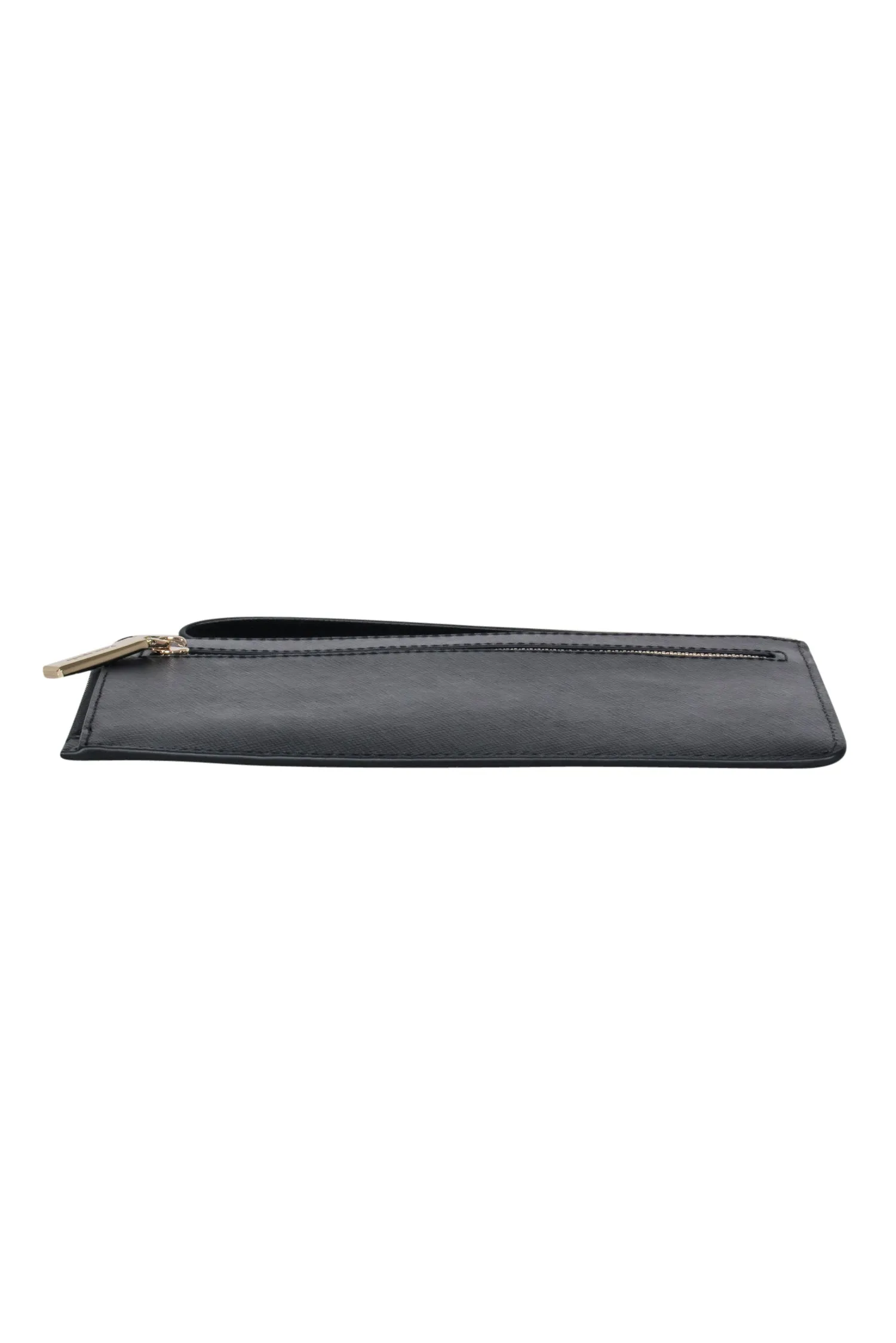 Kate Spade - Black Textured Leather Wristlet