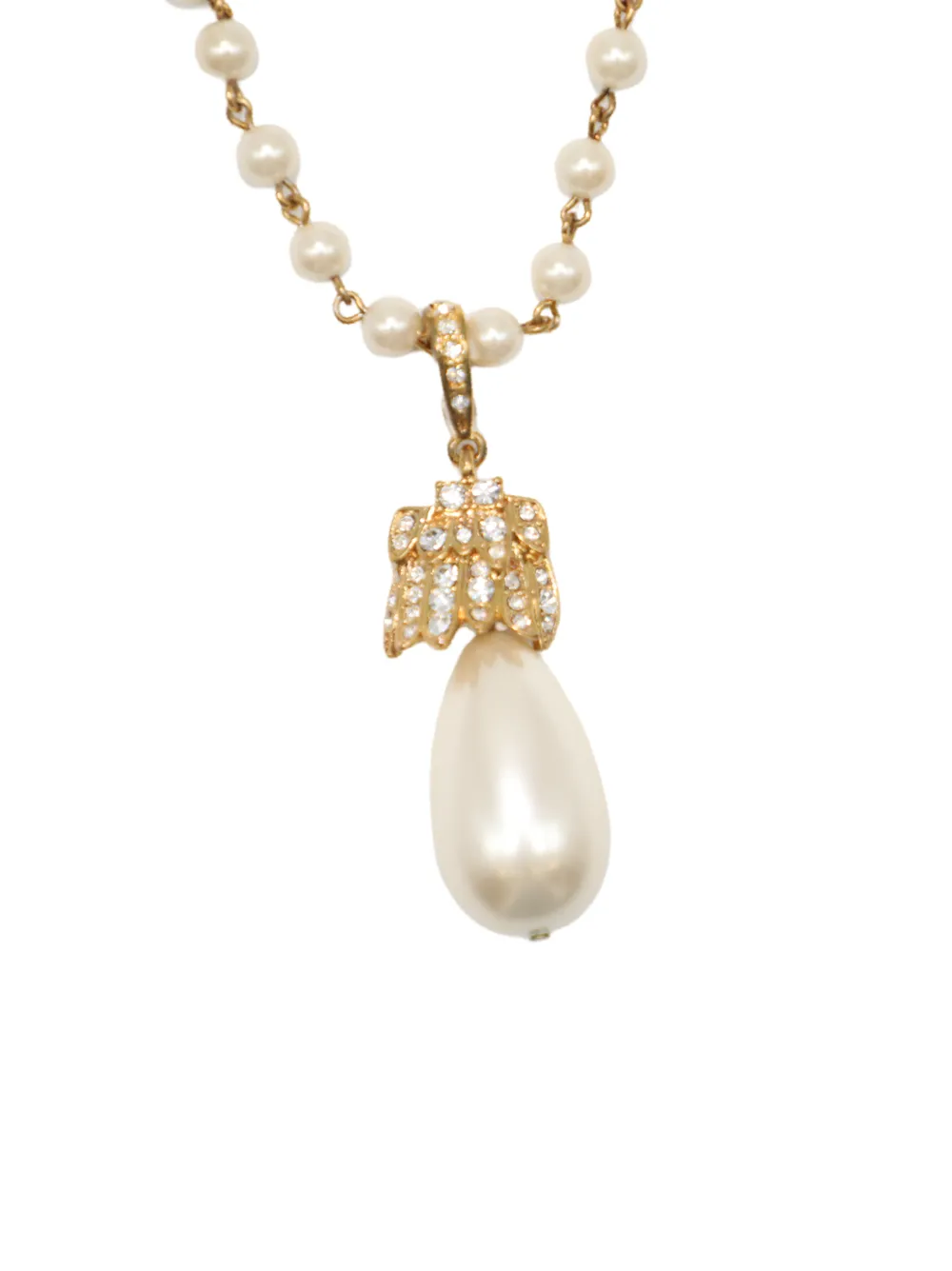 Kenneth Jay Lane Pearl Drop Necklace