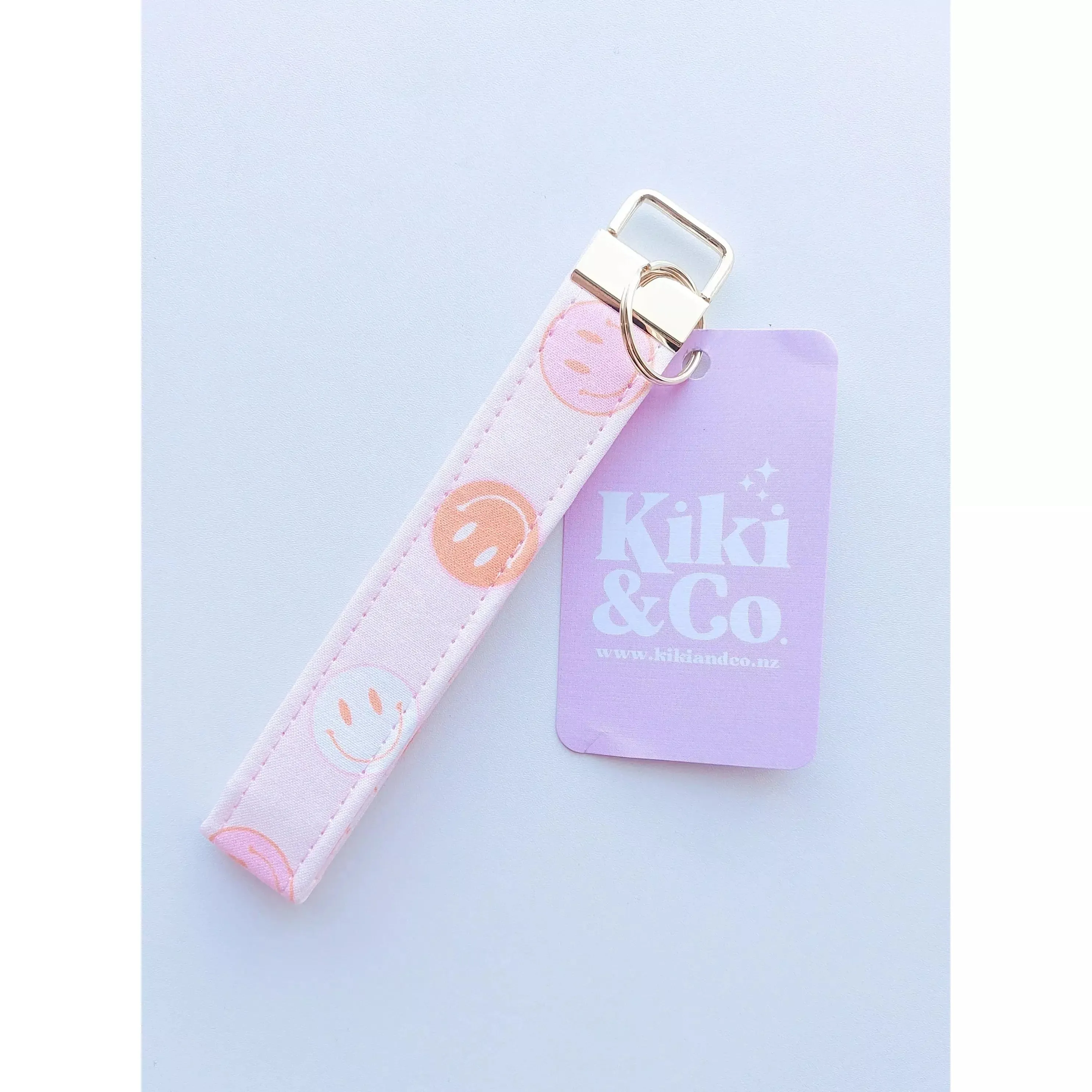 Kiki & Co Keychain | Lilac Smileys