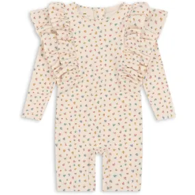 Konges Sljd Manuca Frill Swim Onesie Bloomie Sprinkle